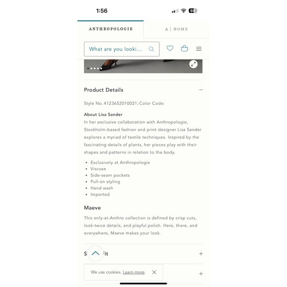 Anthropologie‎ Maeve Lisa Sander Floral Wide Leg Pants Blue Pink boho whimsi XL - Picture 3 of 9